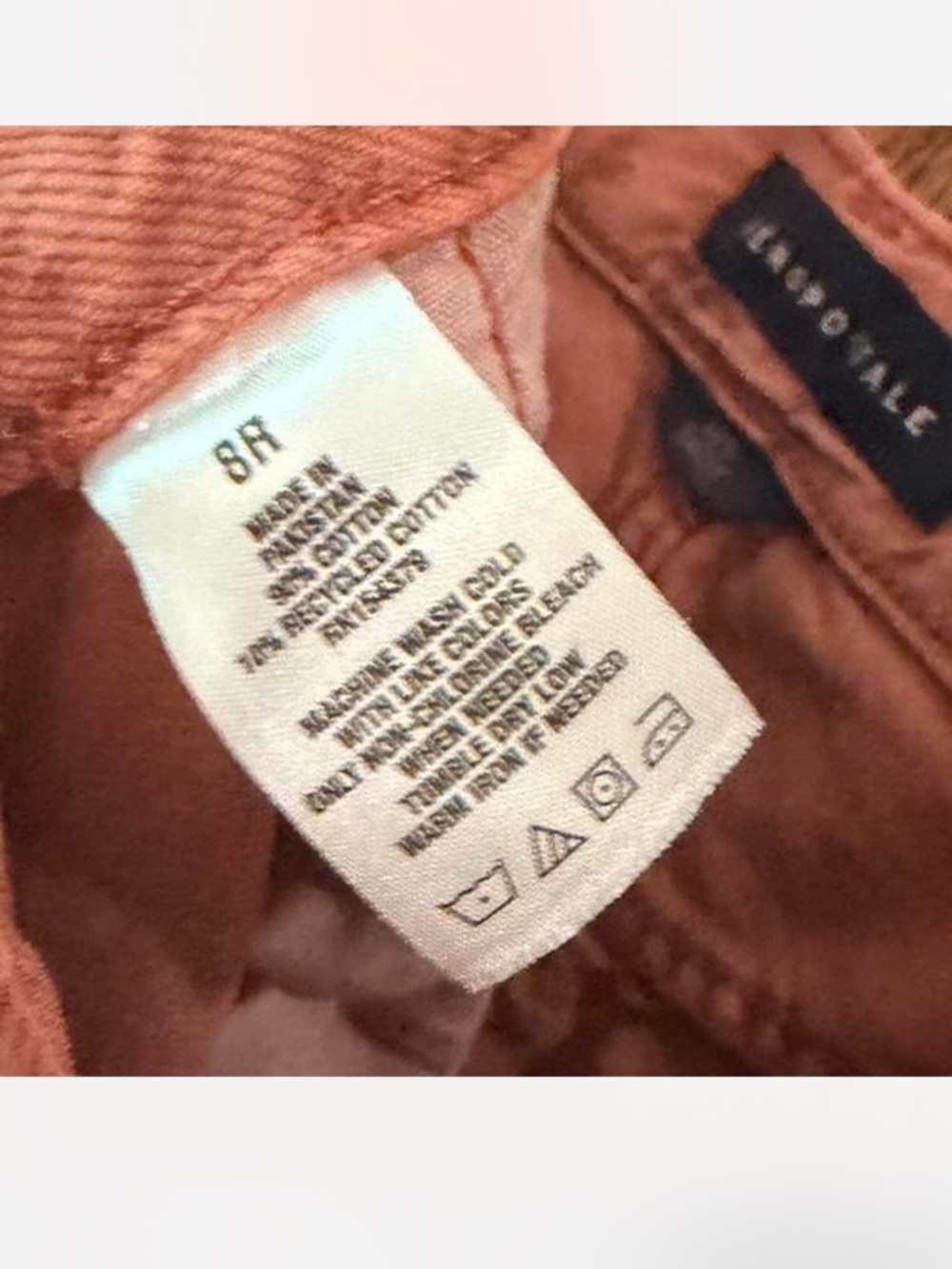 Aeropostale Coral 90s Super High Rise Distressed Baggy Jeans | Size 8 - Picture 5 of 8